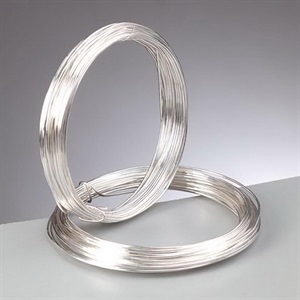 Kobbertråd sølvbelagt 0,8mm, 6m